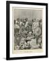 The Meeting of Menelik One of Ethiopia's Greatest Emperors with Major Salsa of the Italian Envoy-Belloc-Framed Art Print