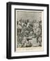 The Meeting of Menelik One of Ethiopia's Greatest Emperors with Major Salsa of the Italian Envoy-Belloc-Framed Art Print