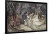 The Meeting of Oberon and Titania, 1908-Arthur Rackham-Framed Giclee Print