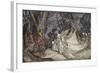 The Meeting of Oberon and Titania, 1908-Arthur Rackham-Framed Giclee Print