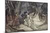 The Meeting of Oberon and Titania, 1908-Arthur Rackham-Mounted Giclee Print