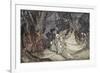 The Meeting of Oberon and Titania, 1908-Arthur Rackham-Framed Giclee Print