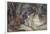 The Meeting of Oberon and Titania-Arthur Rackham-Framed Giclee Print