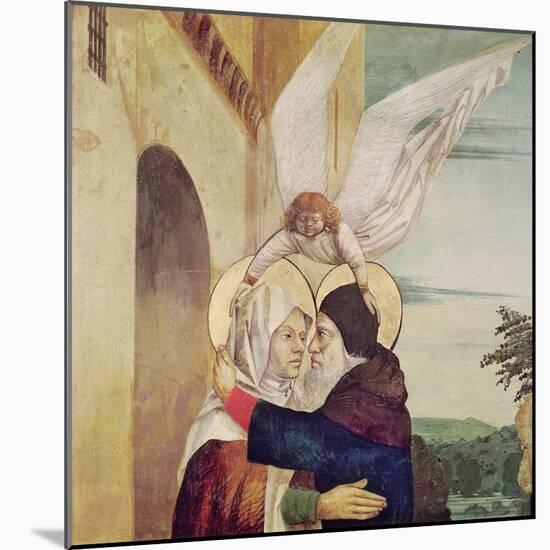 The Meeting of St. Anne and St. Joachim at the Golden Gate, C.1499-Nicolas d' Ypres-Mounted Giclee Print