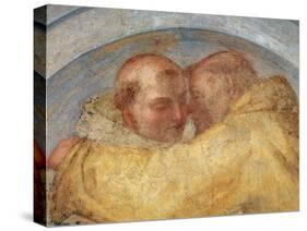 The Meeting of St Francis and St Dominic-Fra Bartolommeo-Stretched Canvas