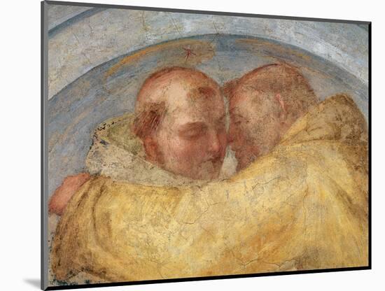 The Meeting of St Francis and St Dominic-Fra Bartolommeo-Mounted Giclee Print