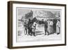 The Meeting of Stanley and Livingstone in Tanganyika, 1871-null-Framed Art Print
