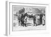 The Meeting of Stanley and Livingstone in Tanganyika, 1871-null-Framed Art Print