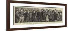 The Meeting of the Associated Chambers of Commerce at Gloucester-null-Framed Giclee Print