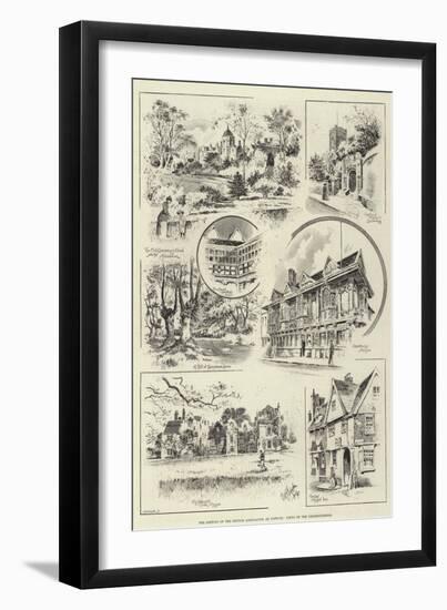 The Meeting of the British Association at Ipswich, Views of the Neighbourhood-null-Framed Giclee Print