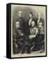 The Meeting of the Emperors, a Group of Portraits-null-Framed Stretched Canvas