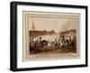 The Meeting of the Emperors of Russia Und Austria, King of Prussia and Crown Prince of Sweden-William Heath-Framed Giclee Print