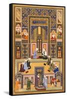 The Meeting of the Theologians, 1537-1550-Abd Allah Musawwir-Framed Stretched Canvas