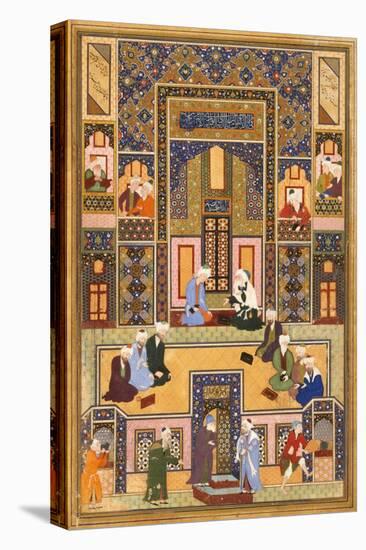 The Meeting of the Theologians, 1537-1550-Abd Allah Musawwir-Stretched Canvas