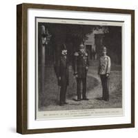 The Meeting of the Three Emperors at Skiernievice, Poland-null-Framed Giclee Print