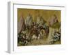 The Meeting of the Three Kings, with David and Isaiah, c.1475-Master of St. Bartholemew-Framed Giclee Print