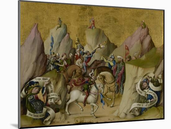 The Meeting of the Three Kings, with David and Isaiah, c.1475-Master of St. Bartholemew-Mounted Giclee Print