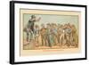 The Meeting of the Unemployed-Tom Merry-Framed Art Print