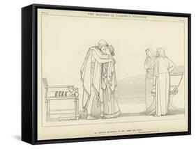 The Meeting of Ulysses and Penelope-John Flaxman-Framed Stretched Canvas
