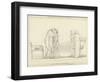 The Meeting of Ulysses and Penelope-John Flaxman-Framed Giclee Print