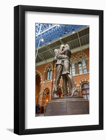 The Meeting Place Bronze Statue-Neil Farrin-Framed Photographic Print