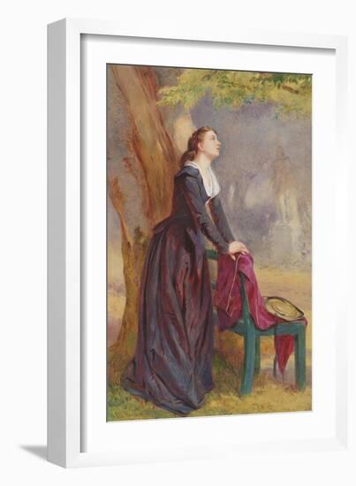 The Meeting Place - under the Tree-John Absolon-Framed Giclee Print