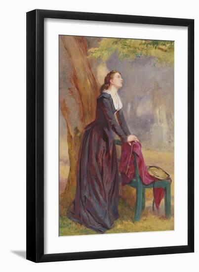 The Meeting Place - under the Tree-John Absolon-Framed Premium Giclee Print