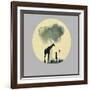 The Meeting with Balloons-Tammy Kushnir-Framed Giclee Print