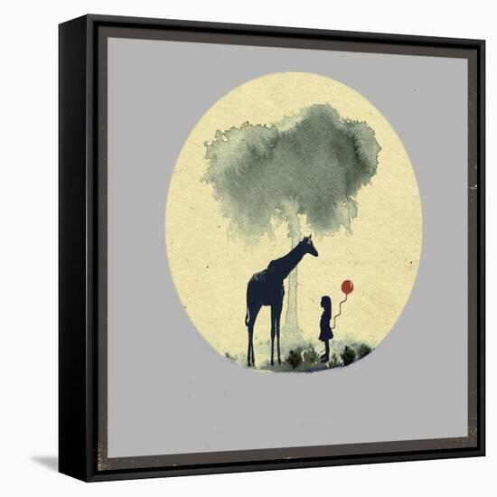 The Meeting with Balloons-Tammy Kushnir-Framed Stretched Canvas