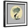 The Meeting with Balloons-Tammy Kushnir-Framed Giclee Print