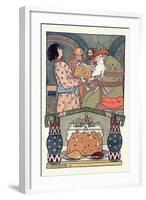 The Meeting-Ivan Bilibin-Framed Art Print