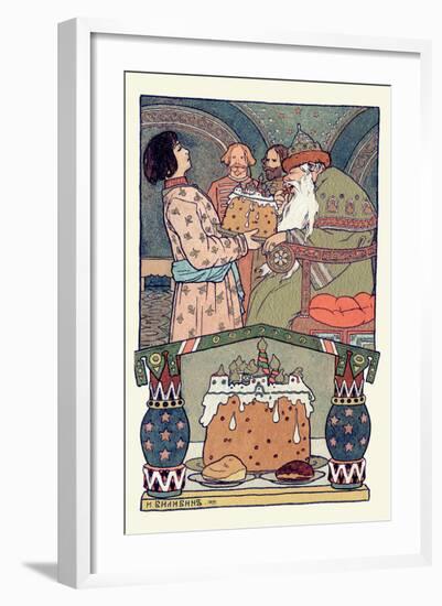 The Meeting-Ivan Bilibin-Framed Art Print