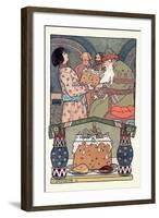 The Meeting-Ivan Bilibin-Framed Art Print