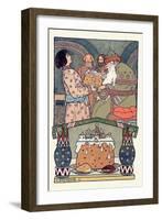 The Meeting-Ivan Bilibin-Framed Art Print