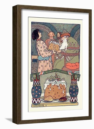 The Meeting-Ivan Bilibin-Framed Art Print