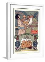 The Meeting-Ivan Bilibin-Framed Art Print