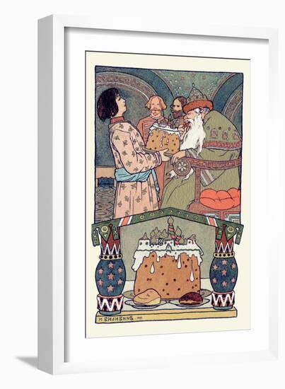 The Meeting-Ivan Bilibin-Framed Art Print