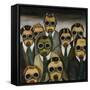 The Meeting-Leah Saulnier-Framed Stretched Canvas