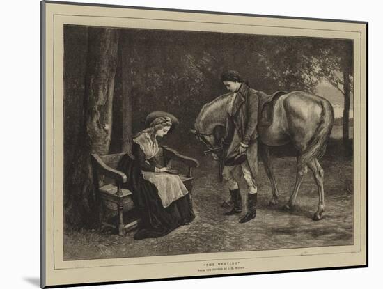 The Meeting-James Dawson Watson-Mounted Giclee Print