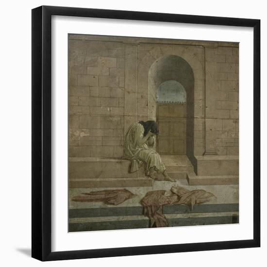 The Melancholy-Sandro Botticelli-Framed Giclee Print