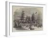 The Melbourne and Hobson's Bay Railway Company's Pier at Sandridge, Near Melbourne, Australia-null-Framed Giclee Print