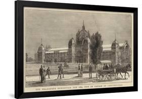 The Melbourne Exhibition for 1880, Now in Course of Construction-null-Framed Giclee Print