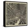 The Melbourne Exhibition, the Cantata at the Opening Ceremony-null-Framed Stretched Canvas