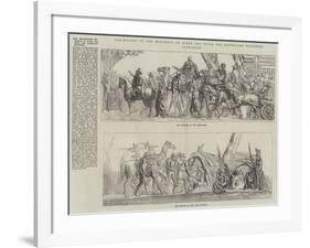 The Melbourne Monument of Burke and Wills, the Australian Explorers-null-Framed Giclee Print