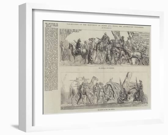 The Melbourne Monument of Burke and Wills, the Australian Explorers-null-Framed Giclee Print