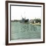 The "Melchior" Leaving the Quays of Christiania (Present Day Oslo, Norway)-Leon, Levy et Fils-Framed Photographic Print