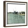 The "Melchior" Leaving the Quays of Christiania (Present Day Oslo, Norway)-Leon, Levy et Fils-Framed Photographic Print