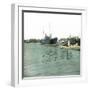 The "Melchior" Leaving the Quays of Christiania (Present Day Oslo, Norway)-Leon, Levy et Fils-Framed Photographic Print