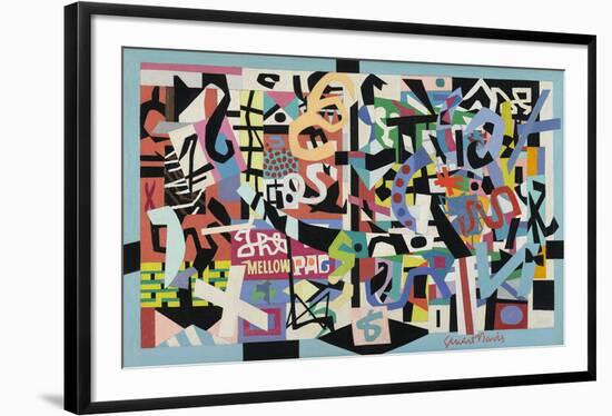 The Mellow Pad, 1945-1951-Stuart Davis-Framed Art Print