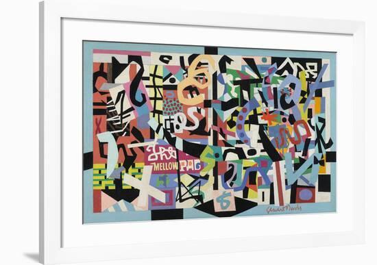 The Mellow Pad, 1945-1951-Stuart Davis-Framed Art Print